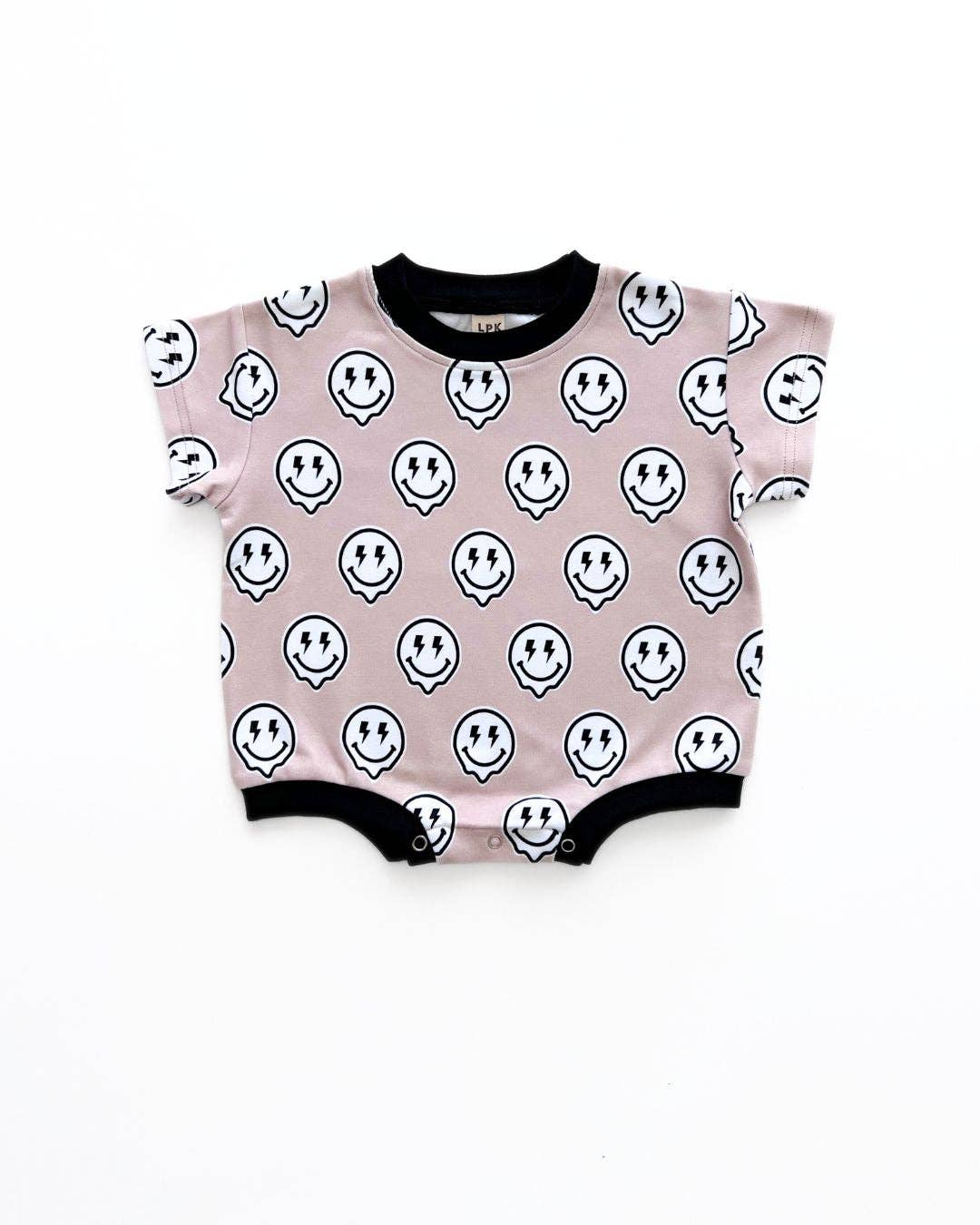 Short Sleeve Baby Bubble Romper | Electric Drippy